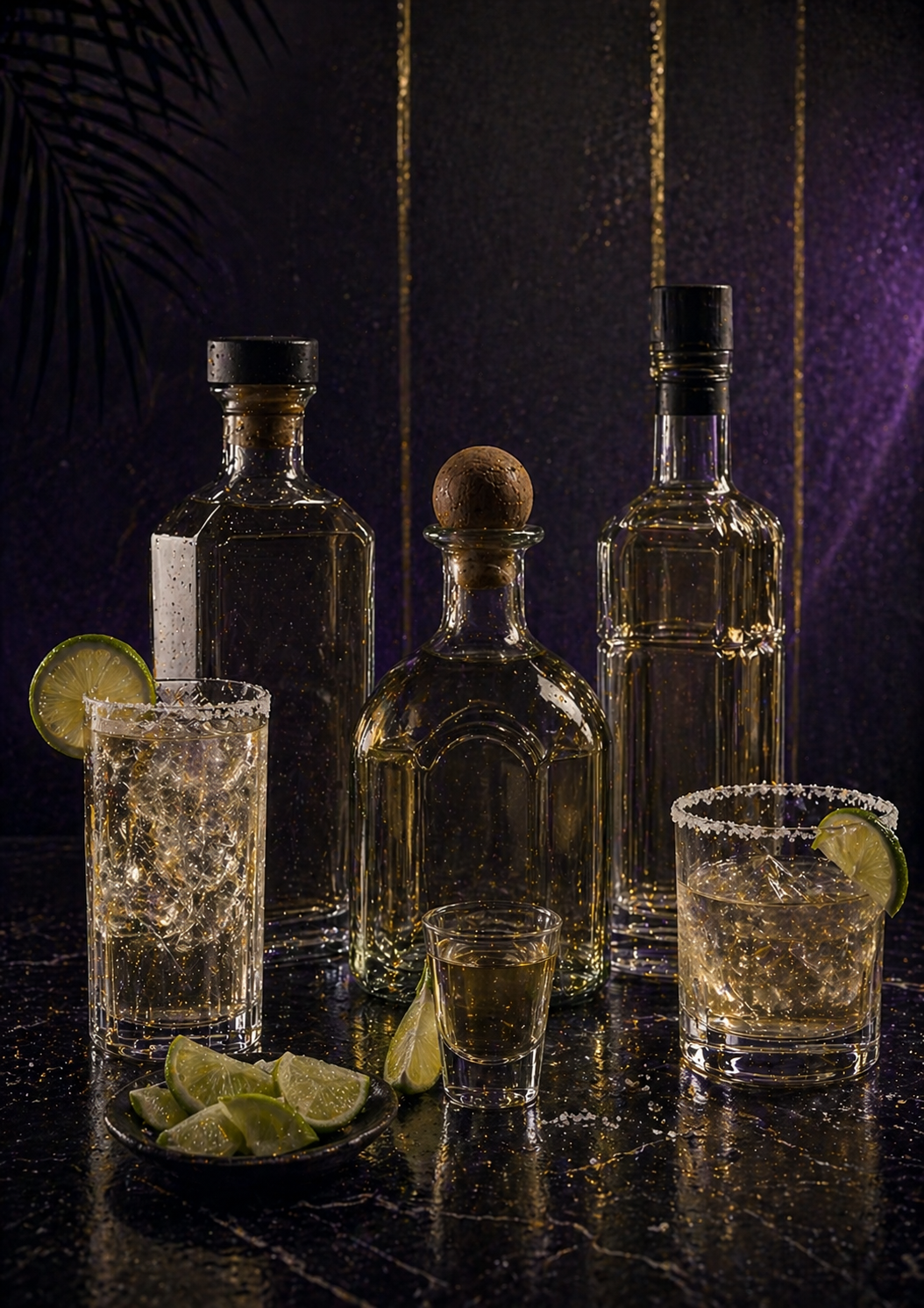 Tequila selection at Showgirls Seattle strip club